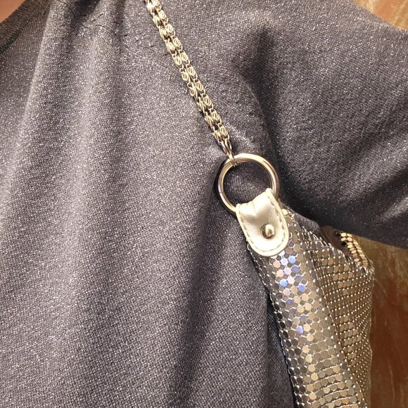 Sparkly Sequined Mesh Shoulder Purse with Chain Strap - Picture 4 of 7
